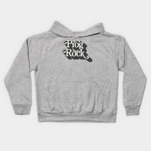 Prog Rock - Typographic Progressive Rock Lover Gift Kids Hoodie